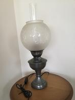 Olielamp met Tinnen voet, Antiek en Kunst, Ophalen of Verzenden