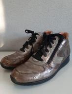 Durea goud/zilveren halfhoge schoenen maat 6,5/39,5 wijdte H, Durea, Overige kleuren, Ophalen of Verzenden, Sneakers of Gympen