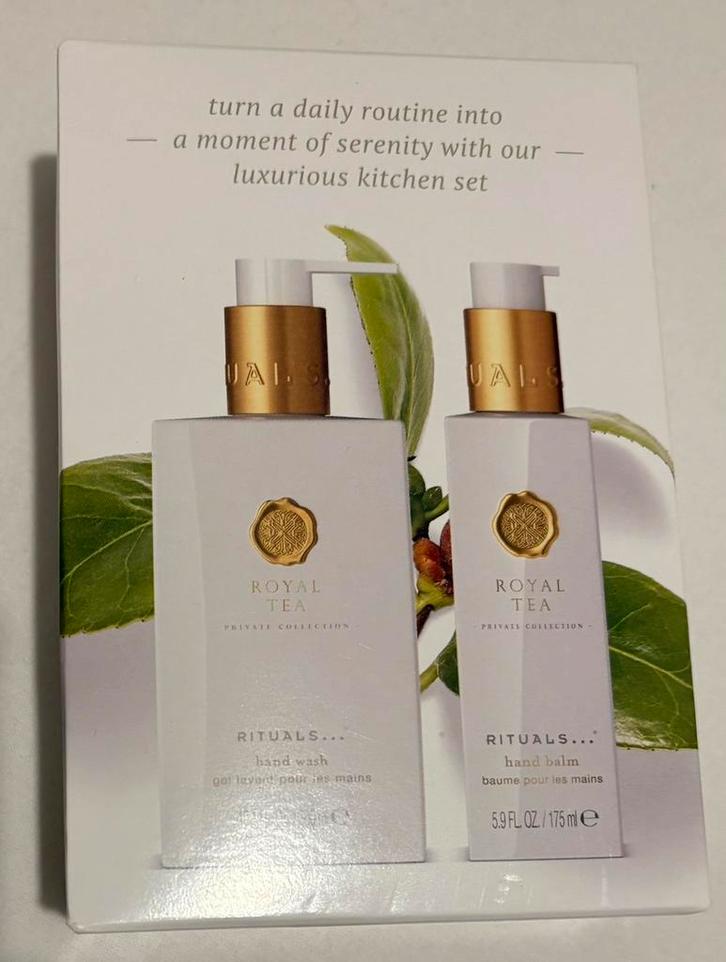 RITUALS ROYAL TEA PRIVATE COLLECTION HAND WASH HAND BALM SET, Sieraden, Tassen en Uiterlijk, Uiterlijk | Lichaamsverzorging, Nieuw