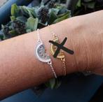 Zilverkleurig watermeloen armbandje armbandjes, Overige materialen, Nieuw, Ophalen of Verzenden, Met bedels of kralen