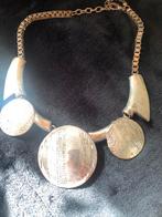 Ketting van ijzer platte platen, Ophalen of Verzenden, Zilver, Overige materialen