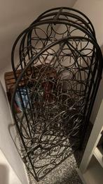 Wijnrek smeedijzer 110x35x48, Huis en Inrichting, Woonaccessoires | Wijnrekken, Ophalen, Zo goed als nieuw, 25 flessen of meer