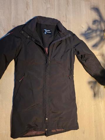 Mooie halflange zwarte parka winterjas  Tenson MPC beschikbaar voor biedingen