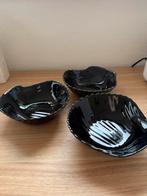 3 schelpen schaaltjes, Ophalen, Overige stijlen, Glas, Schaal of Schalen