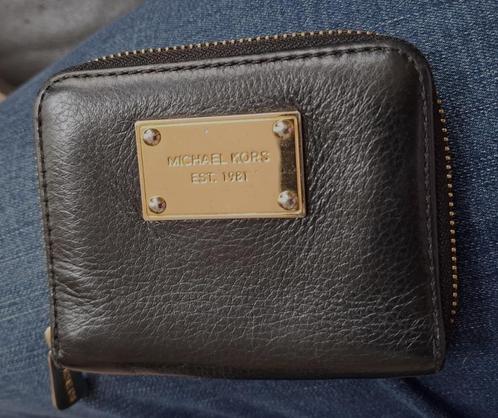 Michael Kors portemonnee zwart leer, Sieraden, Tassen en Uiterlijk, Portemonnees, Gebruikt, Overige merken, Zwart, Leer, Verzenden