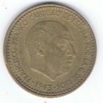 22-773 Spanje 1 peseta 1963(65), Verzenden, Overige landen, Losse munt