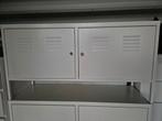 IKEA Locker Kasten 2x- Wit Metaal, Antiek en Kunst, Antiek | Meubels | Kasten, Ophalen