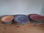 Set van 18 borden, Gebruikt, Ophalen of Verzenden, Bord(en), Overige stijlen