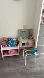 Keuken,stoel en popenbank, Ophalen of Verzenden, Gebruikt