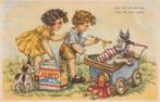 POP KINDERWAGEN UIT 1956 ZEER MOOIE OUDE KAART KG726, Verzamelen, Ophalen of Verzenden, 1940 tot 1960, Gelopen, Overige thema's