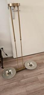 Hillebrand Halogeen Hanglamp, Gebruikt, Vintage, Ophalen of Verzenden, Glas