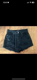 High waist denim short, Ophalen of Verzenden, Zo goed als nieuw, Zwart, W28 - W29 (confectie 36)