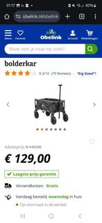 Keurige bolderkar slechts eenmaal gebruikt, Ophalen, Opvouwbaar, Nieuw
