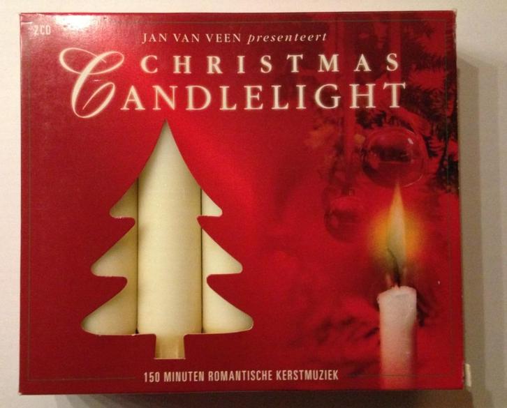 Christmas Candlelight - Various Artists (2CD+3 Kaarsjes), Cd's en Dvd's, Cd's | Kerst en Sinterklaas, Zo goed als nieuw, Kerst
