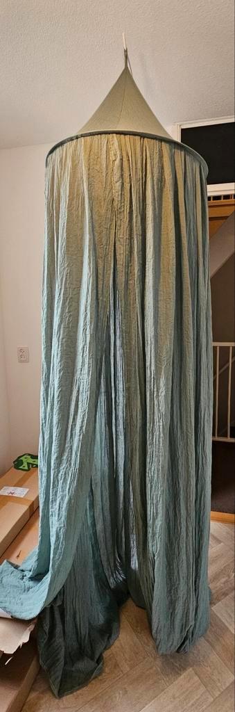 Jollein klamboe ash green en witte piekstok Mama Loes, Kinderen en Baby's, Kinderkamer | Inrichting en Decoratie, Zo goed als nieuw