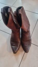Bruine Cowboy Laarzen - Maat 40, Kleding | Dames, Hoge laarzen, Bruin, Ophalen of Verzenden, Gedragen