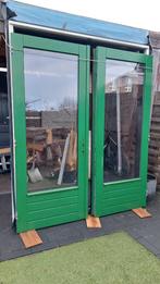 dubbele openslaande deuren tuindeuren 56 dik, Doe-het-zelf en Verbouw, Kozijnen en Schuifpuien, Ophalen, Gebruikt, Deurkozijn