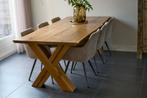 eetkamer tafel, Huis en Inrichting, Tafels | Eettafels, Ophalen, Eikenhout, 200 cm of meer, 50 tot 100 cm