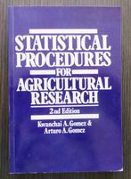 Statistical Procedures for Agricultural Research (Gomez), Verzenden, Gelezen, Natuurwetenschap