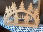 Grote houten kerstboog met lampjes, Diversen, Ophalen, Zo goed als nieuw