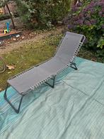 Inklapbare Ligbed, Tuin en Terras, Ligbedden, Ophalen, Gebruikt, Metaal, Inklapbaar
