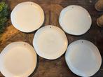 Bastion Collections ontbijtbordjes 5x, Huis en Inrichting, Keuken | Servies, Ophalen of Verzenden, Zo goed als nieuw, Bord(en)