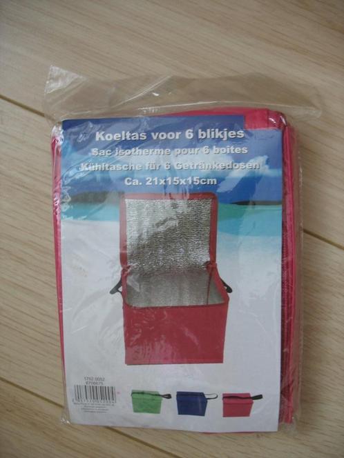 Koeltas voor 6 blikjes, Fietsen en Brommers, Fietsaccessoires | Fietstassen, Nieuw, Ophalen of Verzenden