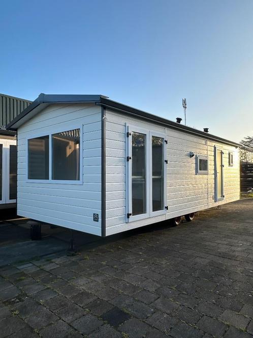 Nieuw | ZARO 8,5 meter | Chalet | Stacaravan, Caravans en Kamperen, Stacaravans, tot en met 4, Verzenden