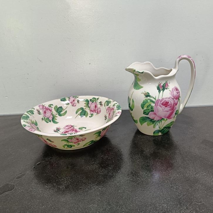 schaal en kan Heron Cross pottery, Huis en Inrichting, Keuken | Servies, Zo goed als nieuw, Schaal of Schalen, Overige stijlen