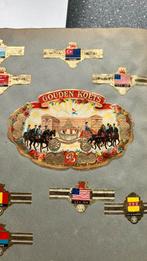 Sigarenband Gouden koets, Verzamelen, Rookartikelen, Aanstekers en Luciferdoosjes, Ophalen of Verzenden, Zo goed als nieuw, Sigarenbandjes