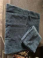 Blauwe kussenhoes 45x45, Ophalen of Verzenden, Zo goed als nieuw, Blauw, Vierkant