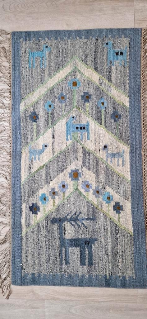 Vintage Maria Janowska midcentury design polish art kilim, Antiek en Kunst, Kunst | Designobjecten, Ophalen of Verzenden