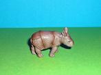 Schleich 14130 neushoorn baby, dierfiguur, Ophalen of Verzenden, Gebruikt, Wild dier, Beeldje of Figuurtje
