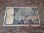 Lastige variant biljet 10 gulden Zeeuws Meisje, buit. omloop, Ophalen of Verzenden, 10 gulden