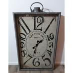 Loods 5 Decoratie Klok 92 cm x 60 cm, Ophalen, Zo goed als nieuw, Analoog, Wandklok