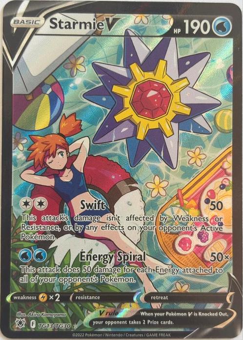 Starmie TG13/TG30, Hobby en Vrije tijd, Verzamelkaartspellen | Pokémon, Zo goed als nieuw, Booster, Ophalen of Verzenden