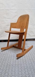 vintage bureaustoel Moizi/rocking chair, Huis en Inrichting, Stoelen, Ophalen, Gebruikt, Hout, Eén