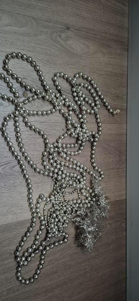 Vintage glazen slinger voor kerstboom, Diversen, Kerst, Gebruikt, Ophalen of Verzenden