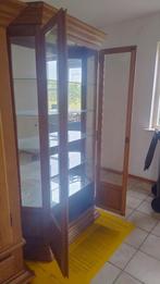 vitrinekast licht eiken, Huis en Inrichting, Kasten | Vitrinekasten, Ophalen, 100 tot 150 cm, Eikenhout, 150 tot 200 cm