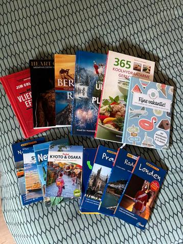 Diverse boeken reisgidsen kookboeken beschikbaar voor biedingen