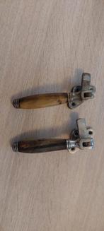 2 Raambomen Tonmodel jaren 30 (+div. raambeslag), Ophalen of Verzenden, Gebruikt, Overige materialen, Klink of Kruk