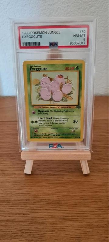 1999 Pokemon Jungle Exeggcute #52 PSA 8 beschikbaar voor biedingen