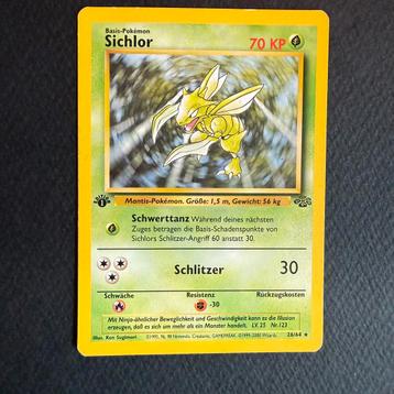 Scyther (Sichlor) Jungle 1st ed. — Duits JU026 beschikbaar voor biedingen