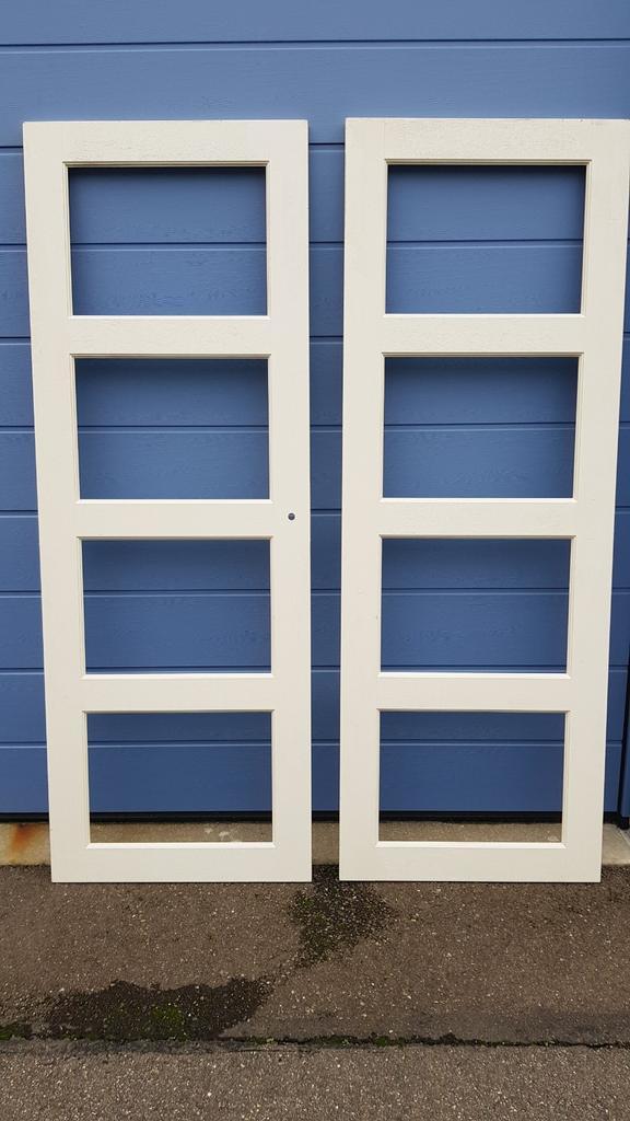 Hardhouten binnendeuren,  nieuw. 211,5 x 76, Doe-het-zelf en Verbouw, Deuren en Horren, Nieuw, Binnendeur, 200 tot 215 cm, Minder dan 80 cm