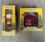 Chouffe kerstballen bierglas en muts nieuw, Ophalen, Nieuw, Overige typen, Overige merken