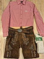 Lederhose 46 Tiroler overhemd kousen oktoberfeest, Kleding | Heren, Carnavalskleding en Feestkleding, Ophalen, Gedragen, Maat 46 (S) of kleiner