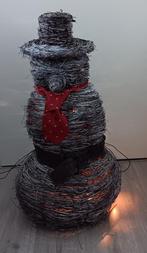 Sneeuwpop van takken -sfeervolle winterdecoratie voor buiten, Diversen, Kerst, Ophalen, Gebruikt