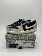 Nike Air Jordan 1 Retro Low OG Black Cement US7 38, -, Zwart, -, Nieuw