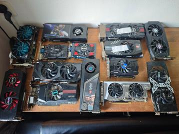 Partij videokaarten Nvidia en AMD beschikbaar voor biedingen