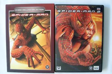 Spiderman 1 & 2 (originele dvd's)  beschikbaar voor biedingen